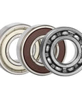 Premium Bearing Steel Single Row Deep Groove Ball Bearing High Temperature Rated With ZZ DDU Seals Metric Models 6828 To 6834 in various views.