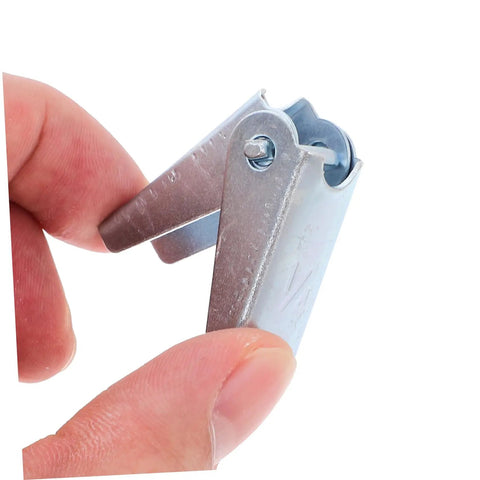 Close-up of Heavy Duty Toggle Bolt from the 48 Piece Set for Drywall Walls showing its metal construction.