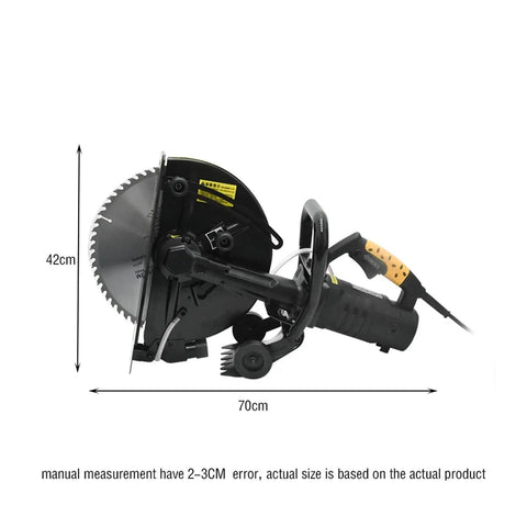 Heavy Duty Electric Circular Saw With Adjustable Angle Portable Cutting Machine For Wood Metal Stone And Tile Multi Function Power Tool measuring 70cm x 42cm.
