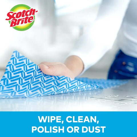 Person using Reusable Kitchen Wipes, 60 Count, Rinse and Reuse Up to 10 Times, Machine Washable, Durable Alternative to Paper Towels