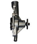 Heavy Duty Engine Water Pump And Gasket Set For Reliable Cooling Built Tough Oem Replacement, cast iron design, side view.