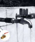 Heavy Duty Brass Ball Valve For Water Heater Inlet Pipe With Reliable Barb Hose Fitting Pain Free Install shutting off water flow.