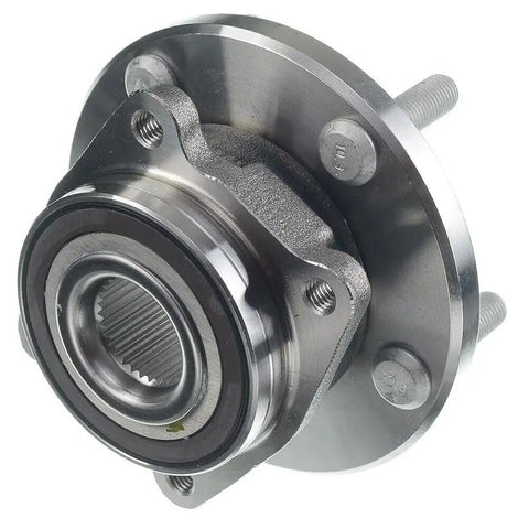 Top Shelf Front Wheel Hub Bearing Assembly 2 Pack Fits Chrysler 200 2011 2014 Dodge Avenger Sebring 2007 To 2014 close-up view of bearing