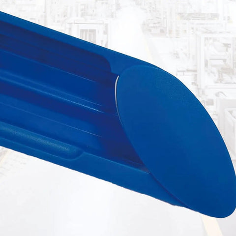 Heavy Duty Angle Grinder And Saw Cutter Featuring Field Ready Drill Bit Sharpening Tool With Brown Fused Alumina Wheel And Antislip Hex Shank showing blue tool structure.