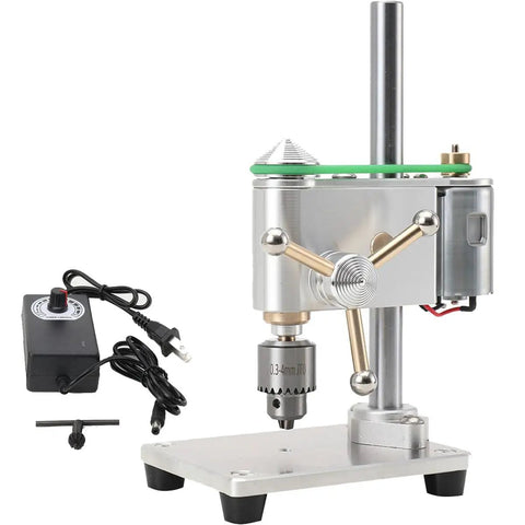 Mini Drill Press With Variable Speed Benchtop Portable Drill Press For Metal Wood DIY Jewelry Making And Crafts JT0 Chuck