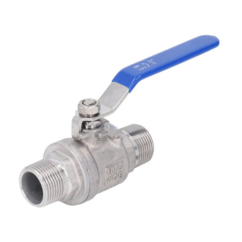 Top Shelf 3/4 Inch 304 Stainless Steel Ball Valve Built Tough For Heavy Duty Plumbing With Slick Manual Lever And Rock Solid 1000 Psi Reliable Design