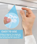 12 Piece Vertical Blind Repair Kit With Carrier Stem And Strap Universal Replacement Parts showing easy installation on a blind head rail.