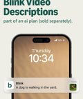Wireless Video Doorbell Packing 2K Resolution And Long Battery Life With Snappy Audio Clarity Head To Toe Frame Smart Motion Alerts Installs Like A Breeze Includes Sync Module Core Matte Black displayed on a smartphone notification.