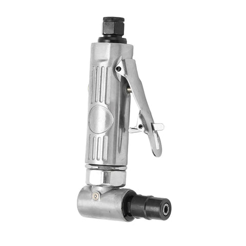 High Output 90 Degree Air Angle Grinder Kit 20K RPM 03 Motor Mini Die Grinder With Heads heavy duty chrome body with ergonomic trigger.