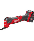 M18 FUEL Oscillating Multi Tool Kit With Brushless Power And Beast Mode Speed Quick Change Accessories visible from side angle