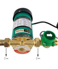 Automatic Water Pressure Booster Pump For Home Use 90W 115V 316GPH Flow Switch brass components, three quarter inch inlet