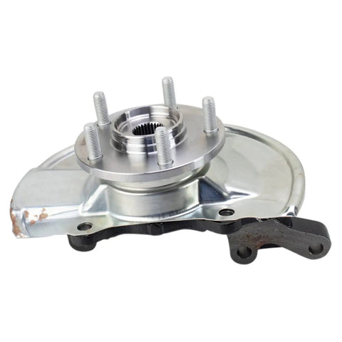 Real Deal Front Wheel Bearing Hub Assembly With CV Axle Shaft Four Piece Drivetrain Kit For 2007 2015 Jeep Patriot 2.4L L4 4WD close-up view of component.
