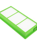Green rectangular air filter, Two Plus Four Pack True Post Filter Replacement For Holmes AER1 And Bionaire Purifiers HAPF300AH U4R