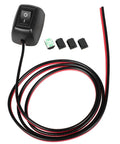 Inline Rocker Switch SPST Two-Position On Off Box Switch, 16A at 125V and 6A at 250V, with wire clamps and adhesive mount