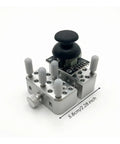 Mini Bench Vise With Aluminum Alloy Precision Clamp And Silicone Posts For Hobbyists And Makers Handy Grippy Hold For Soldering And Model Making Tools With Adjustable Jaw Central Opening And Multi Hole Mounting, 5.8cm wide
