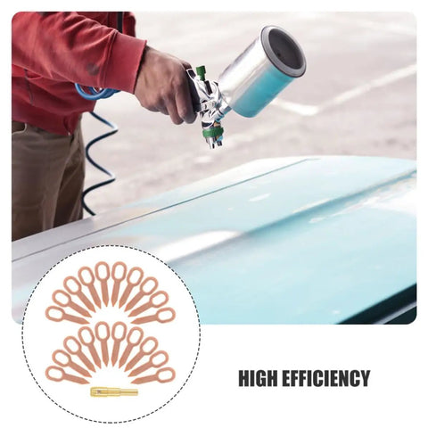 Auto Body Dent Repair Kit With Puller Rings And Iron Shaping Tabs High Efficiency Sheet Metal Dent Removal Tools