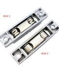 Top Shelf Stainless Steel Sliding Door Rollers And Heavy Duty Double Track Window Pulleys For Smooth Sailing Operation And Zero Fuss Track Replacement Assembly Set, two stainless steel rollers side by side.