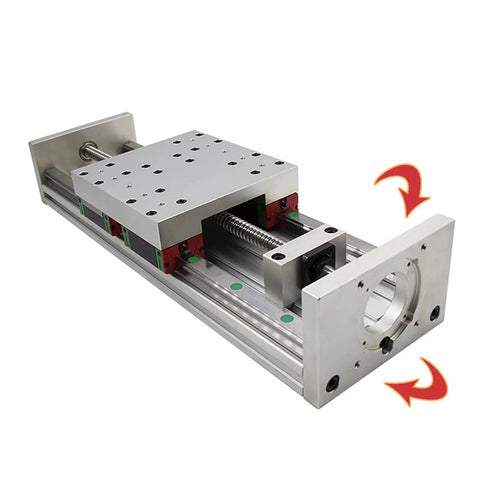 Built Tough Ball Screw Motion Table Featuring HGR20 Linear Rails And SFU1605 Drive Screw for precision tracking and smooth travel.