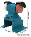 Tough Guy Mini Bench Grinder 200 Watt High Speed 7000 RPM with dual sharpening wheels and solid base for garage use.