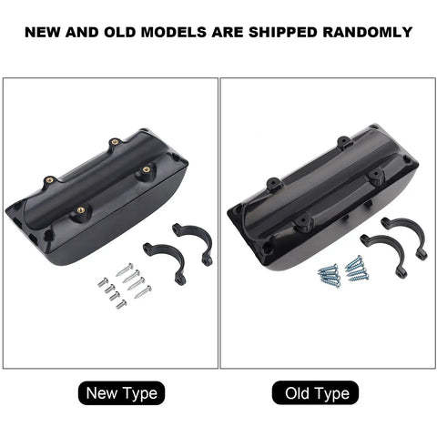Tough As Nails E Bike Battery Controller Box With Reinforced Plastic And Metal Cover For Electric Mountain Bikes, new and old models comparison.