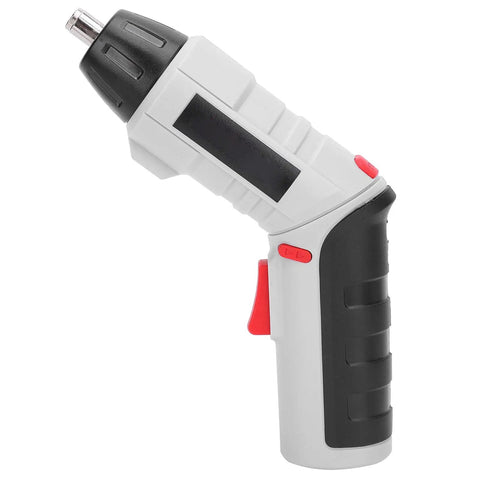 Heavy Duty Cordless Electric Drill And Driver Combo Kit With Slick Operation And Kickass Torque For No Sweat Diy Fixes Or Pro Jobs Featuring 36 Rugged Drill Bits And Eight Flexible Socket Sizes, showcasing drill handle.
