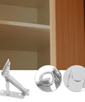 Two Pack Corner Cabinet Spring Hinges for Folding Sofa Beds and Cabinets, Heavy Duty Cold Rolled Steel, close-up of hinge design