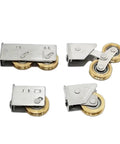 4 Pack Heavy Duty Screen Door Rollers Replacement For Sliding Glass Doors And Windows Stainless Steel Double Roller Track Pulleys