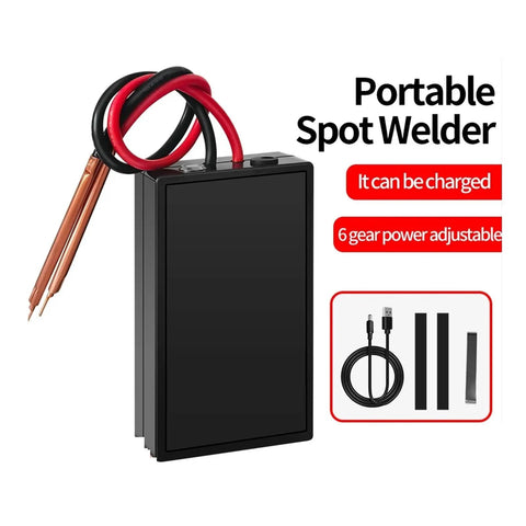Portable DIY Spot Welder Kit With 6 Speed Adjustable Energy Storage Technology Mini Beast Spot Welding Equipment for home projects.