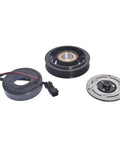 Slick Swap AC Compressor Clutch Kit With Solid Build Pulley And Tight Seal Coil For Dodge Dakota Durango Jeep Liberty Ram 1500 2500 3500 Trucks 2002 To 2005 parts including coil and pulley.