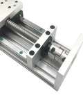 Heavy Duty 100mm Wide Linear Guide Slide Table Xyz Actuator With Sfu1605 Ball Screw And Hgr15 Guide Rails For Cnc Machines close-up view showing components and assembly.