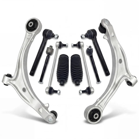2x Front Lower Control Arms and Sway Bar Links Suspension Kit Fits Honda Odyssey 2005-2010 heavy-duty replacement parts set