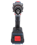 Heavy Duty Brushless Cordless Drill Beast Mode 45Nm Torque With 2000Mah Battery view from front showing chuck and handle.
