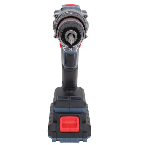 Heavy Duty Cordless Drill Kit Bad Boy, close-up of front view showing chuck, lightweight design for easy one-handed use.