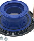 Adjustable Toilet Flange Repair Kit For Broken Or Low Bowls Features Self Adjusting Wax Free Seal And Built In Extender with blue rubber ring