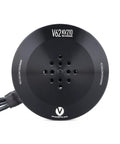 Workhorse Brushless Motor Built For Serious UAV Drones eVTOL Fixed Wing And Multirotor Quadcopters showing KV210 black motor front view.