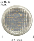 Led PAR36 9W 12V Warm White Outdoor Landscape Lights Pack Of 6, Energy Efficient, IP65 Water Resistant bulb close-up