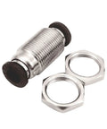 Push To Connect Pneumatic Bulkhead Union Fitting 6mm OD To 6mm OD For Air And Water, Easy Install Brass And Plastic Body, two nuts visible
