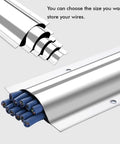 Stainless Steel Cable Management Wire Guard For Under Desk Setup, Durable Metal Cord Cover To Hide Cables, 39 Inch, Example