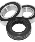 Premium Washer Tub Seal And Bearing Kit For Top Load Washers Compatible With Bravos XL Models set of steel bearings and rubber seal.