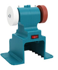 Badass Cordless Bench Grinder Polisher Kit Loaded With Coarse And Fine Grinding Wheels Battery Driven Copper Motor, side view