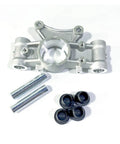Rear Wheel Bearing Carrier Assembly Compatible With Cfmoto Cforce 400 450 500s 520 600 625 Touring Atv Replacement 70200607a0 70200608a0 silver housing with bushings and pins