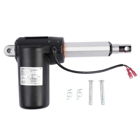 No Fuss Straight Shot Replacement Corded Actuator for DR Pull Behind Power Grader DC 12V Linear Motor OEM 38478 284781 with mounting hardware.
