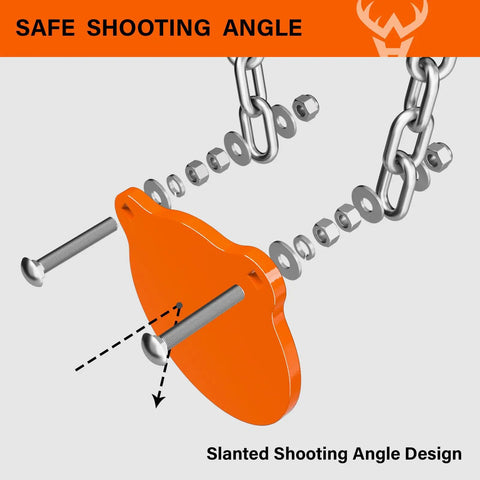 AR500 Steel Target System Kit With Stand Three Eighths Inch Thick Targets Includes 6 Inch Gong And 7 By 12 Inch Torso Plus 1 Stand