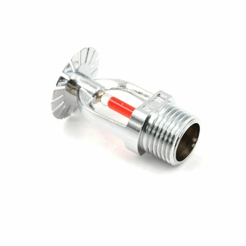 Top Tier Ten Pack Pendent Fire Sprinkler Heads With A 155 Degree Fahrenheit red glass bulb and one half inch NPT pipe thread.
