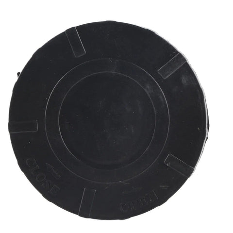 Top view of Air Compressor Filter Muffler For Three Quarters Inch Inlet 25 mm Thread 80 mm Diameter Central Pneumatic Compatible