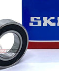 Precision Sealed Thin Section Deep Groove Radial Ball Bearing 6904-2RS1 with rubber seals beside SKF branding.