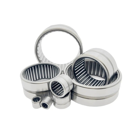 Heavy Duty Needle Roller Bearing 30X42X32 RNAFW304232 Pre Lubricated For Hydraulic Cylinders and Forge Machinery, displayed in various sizes.
