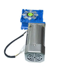 Heavy Duty High Torque AC Worm Gear Motor With Smooth Variable Speed Controller 180 Watt 110V Gear Box Reducer Kit side view with cables
