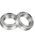 2 Pack SMR117ZZ Hybrid Ceramic Bearings 7x11x3mm ABEC7 Stainless Steel showing durable metal build and precision design.