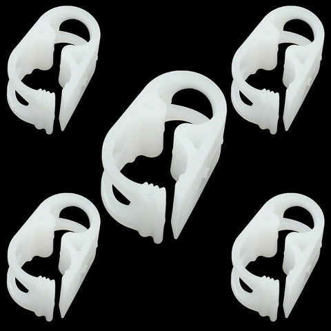 Five Pack Plastic Tubing Clamps For Lab Adjustable Tube Clamp Flow Control Hose Clamp Made Of POM Plastic Durable Elastic Clamp